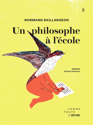 cover image of Un philosophe à l'école
